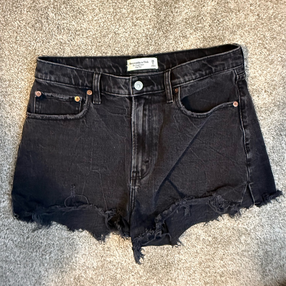Abercrombie & Fitch Dark Jean Shorts